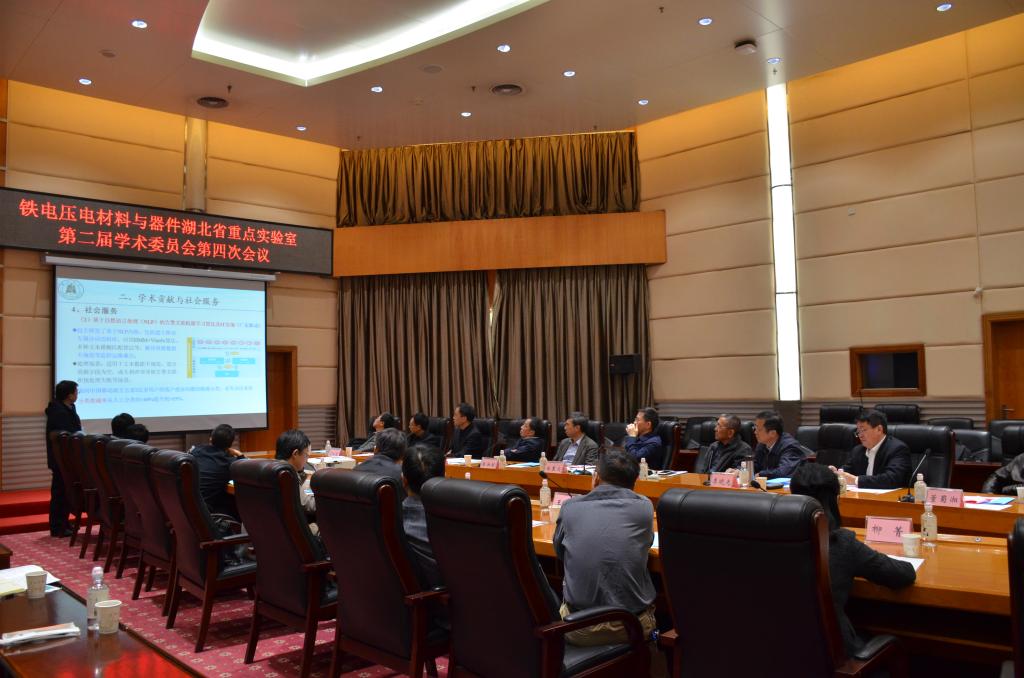 铁电压电材料与器件湖北省重点实验室召开第二届学术委员会第四次会议